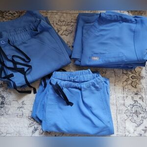 FIGS Ceil Blue Men's Scrubs Pants & Tops L/XL